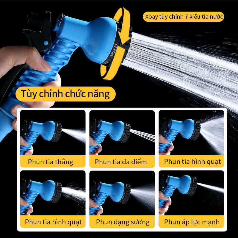 Đầu phun 7 kiểu tia nước